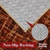 Washable Modern Abstract Area Rug with Non-Slip Backing, Soft Pearl Velvet Low-Pile Carpet, Non-Shedding Durable Indoor Rug for Living Room - 3 of 4