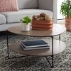 Ami Coffee Table - Light Grey Oak/Black - Safavieh - 2 of 4