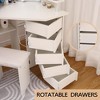 Corner Makeup Vanity Desk with Lights & Power Outlet - 4 of 4