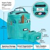 Bright Creations Knitting Project Bag with Strap for Crochet On The Go - Portable Yarn Tote Organizer with 2 Accessory Cases - 2 of 4