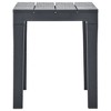 vidaXL 2x Garden Bench Plastic Outdoor Lounge Seating - Anthracite - 4 of 4