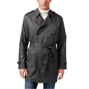 Kenneth Cole Mens Ridge Microdot Raincoat - 1 of 1