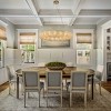 ALOADECOR Unique/Statement Soft Gold Wagon Wheel Chandelier With Crystal Beads Accents - 4 of 4