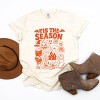 S.W.Smiley Tis The Season Halloween - Women's Garment Dyed Graphic T-Shirt - 2 of 4