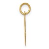 Black Bow Jewelry 14k Yellow Gold, Madison Collection, Medium Script Initial Pendant A-W - 2 of 4
