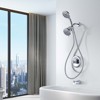 WOWOW Single Handle 7-Spray Tub and Shower Faucet 1.8 GPM with Handheld Shower in Brushed Nickel (Valve Included) - 2 of 4