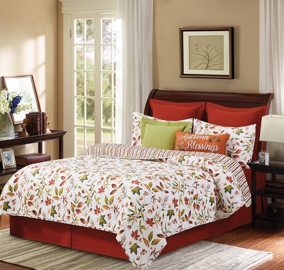 Autumn offers Woodland Fox KING QUILT SET