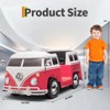 Jojoka 6V Licensed Volkswagen T1 Bus Ride-On Car for Kids with LED Lights, Horn, Music & Two Speeds, Battery Powered - 4 of 4