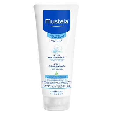 mustela body wash and shampoo