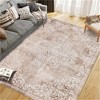 Fulvari Washable Rugs for Living Room Area Rug Soft Living Room Rug Carpet-Rugs for Bedroom Vintage Oriental Floral Dining Room Non Slip - 3 of 4