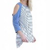 Women's Open Shoulder Striped Raglan Top - umgee - 2 of 4