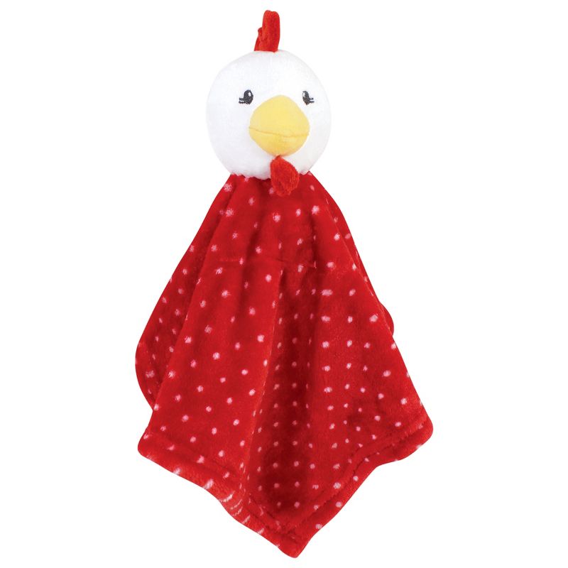 Hudson Baby Unisex Baby Plush Blanket with Security Blanket, Chicken, One Size, 3 of 5