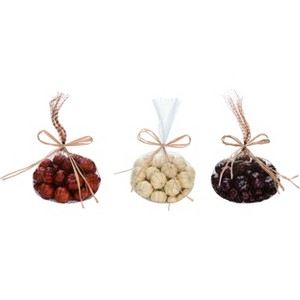 Transpac Bags of Pumpkins Set of 3 Fall/Harvest Home Decorations - 1 of 1