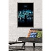 Trends International DC Comics - The Dark Knight - Batman View Of The City Framed Wall Poster Prints - 2 of 4