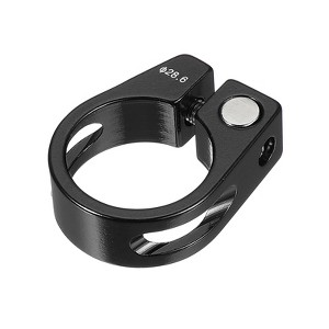 Unique Bargains Aluminum Alloy Quick-Release Mountain Road Bike Seat Post Clamp - 1 of 4