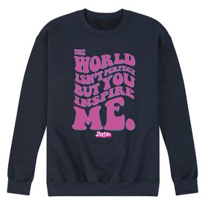 Men's - Barbie - You Inspire Me Graphic Fleece Sweatshirt - 1 of 4