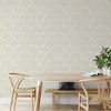 Tempaper & Co. Feather Palm by Novogratz Peel and Stick Wallpaper White - 3 of 4
