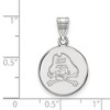 Black Bow Jewelry 14k White Gold East Carolina Pirates NCAA Medium Pendant - 2 of 3