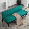 CAVINAS 64.6" Futon Couch - Convertible Sofa Bed with Comfortable Upholstery & Sturdy Frame, Space-Saving Furniture for Living Room, Bedroom - 2 of 4