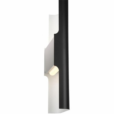 Bi-Punch Black Metal Dimmable LED Wall Sconce