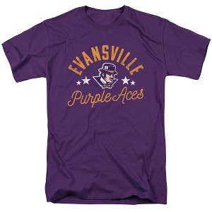Men's University Of Evansville Purple Aces T-Shirt - 1 of 4
