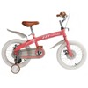 Topteng 16" Kid's Bike Children Bicycle with Auxiliary Wheels - Black/Red - 2 of 4