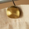 SKL Home Saturday Knight Ltd Sparkle Classic Style Hand Painted Shower Curtain Hooks - 12-Piece - 7x3.75x3.25", Taupe - 3 of 3