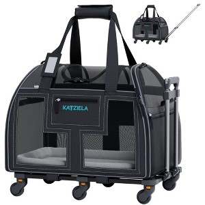 Katziela Airline Compliant Wheeled Pet Carrier With Top Loader - 1 of 4