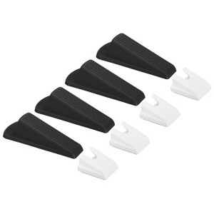 Unique Bargains Rubber Durable Sturdy Non-slip Door Stop with Storage Box - 1 of 4
