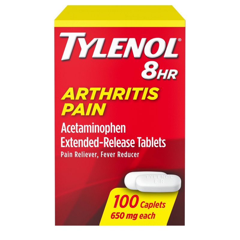 Tylenol 8 Hour Arthritis Pain Reliever Extended-Release Caplets - Acetaminophen, 1 of 11