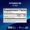 Vitamin B6 25 mg - 250 Tablets - 2 of 4