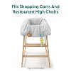 The Peanutshell Ditsy Leaf Shopping Cart & High Chair Cover - 4 of 4