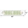 Big Dot of Happiness Elegant Cross - Petite Religious Party Paper Table Runner - 12 x 60 inches - 3 of 4
