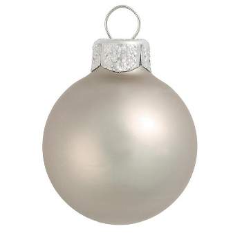 Northlight 3.25 in. (80 mm) Silver and Clear Glass 2 Christmas Ball  Ornaments (4-Pack) 34313340 - The Home Depot