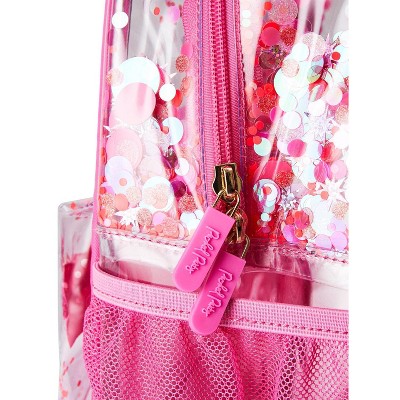 Packed Party Sweet Tart Pink Confetti Backpack Women's Fashion Shoulder Clear Book Bag; Trendy Confetti Look for Work and Travel (Pink - Sweet Tart) — фото 4