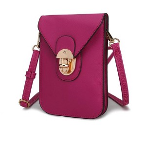 MKF Collection Havana Smartphone Crossbody Bag Vegan Leather Phone Holder Accessory by Mia K - 1 of 4