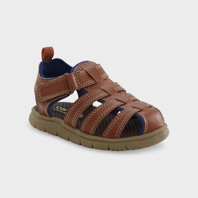 BabyWalker leather Gladiator sandals - Brown