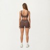 Anna-Kaci Active Women's Sports Bra with Scoop Neck, Wide Straps, and Contrast Stitch Detailing for Medium Support - 3 of 4