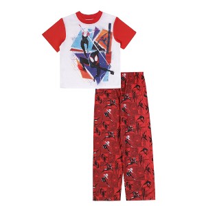Kids Spider-Man Into the Spider-Verse 2-Piece Pajama Set - Size 4 - 1 of 1