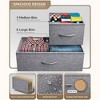 Sorbus Dresser with 9 Drawers - Furniture Storage Chest Tower Unit for Bedroom, Closet, etc - Steel Frame, Wood Top, Fabric Bins - 4 of 4