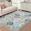 Area Rug, Rugs for Living Room, Washable Rug, Vintage Rugs for Entryway, Traditional Floor Cover, Thin Carpet, Kitchen Distressed Non Slip Mat - 2 of 4