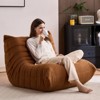 Inhand Brown Bean Bag Chair Big Sofa Beanbag Chair for Adults Bean Bag Lounger with Memory Foam Filled for Home,Apartment or Gaming Venue - 2 of 4