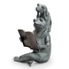 SPI Home Eager Readers Garden Sculpture – Metal Art for Outdoor Décor, Whimsical Animal Statue, 18.5" Tall Book Lovers Accent - 3 of 3