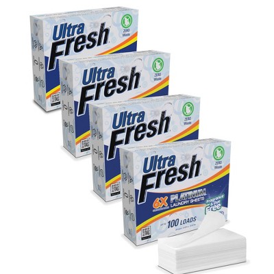 Ultra Fresh Platinum 6X Laundry Detergent Sheets