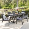 Christopher Knight Home Adina Outdoor Wicker and Aluminum 7 Piece Dining Set with Cushion - 2 of 4