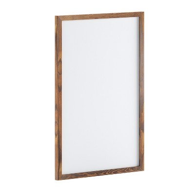 Flash Furniture Bristol Wall Mount White Board with Included Dry Erase Marker, 4 Magnets, and Eraser for Home, School or Business