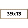 PosterPalooza | Panoramic Refined Silver Picture Frame - UV Acrylic, Foam Board Backing, Hanging Hardware - 2 of 4