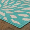 Oriental Weavers Meridian 1506L Blue/ Ivory Indoor/Outdoor Area Rug - 2'3" x 7'6" - 2 of 4
