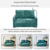 CLIHOME 53.9" Modern Loveseat Pull-out Sofa Bed with Adjustable Backrest, Three Charging Ports and Side Storage Pockets - 4 of 4