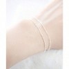Sterling Silver Dainty Chain Bracelets Set of Two Fashionable and Exquisite, Suitable for Women's Daily Wear - 2 of 2